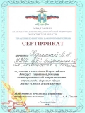 Сертификат Кузьмина